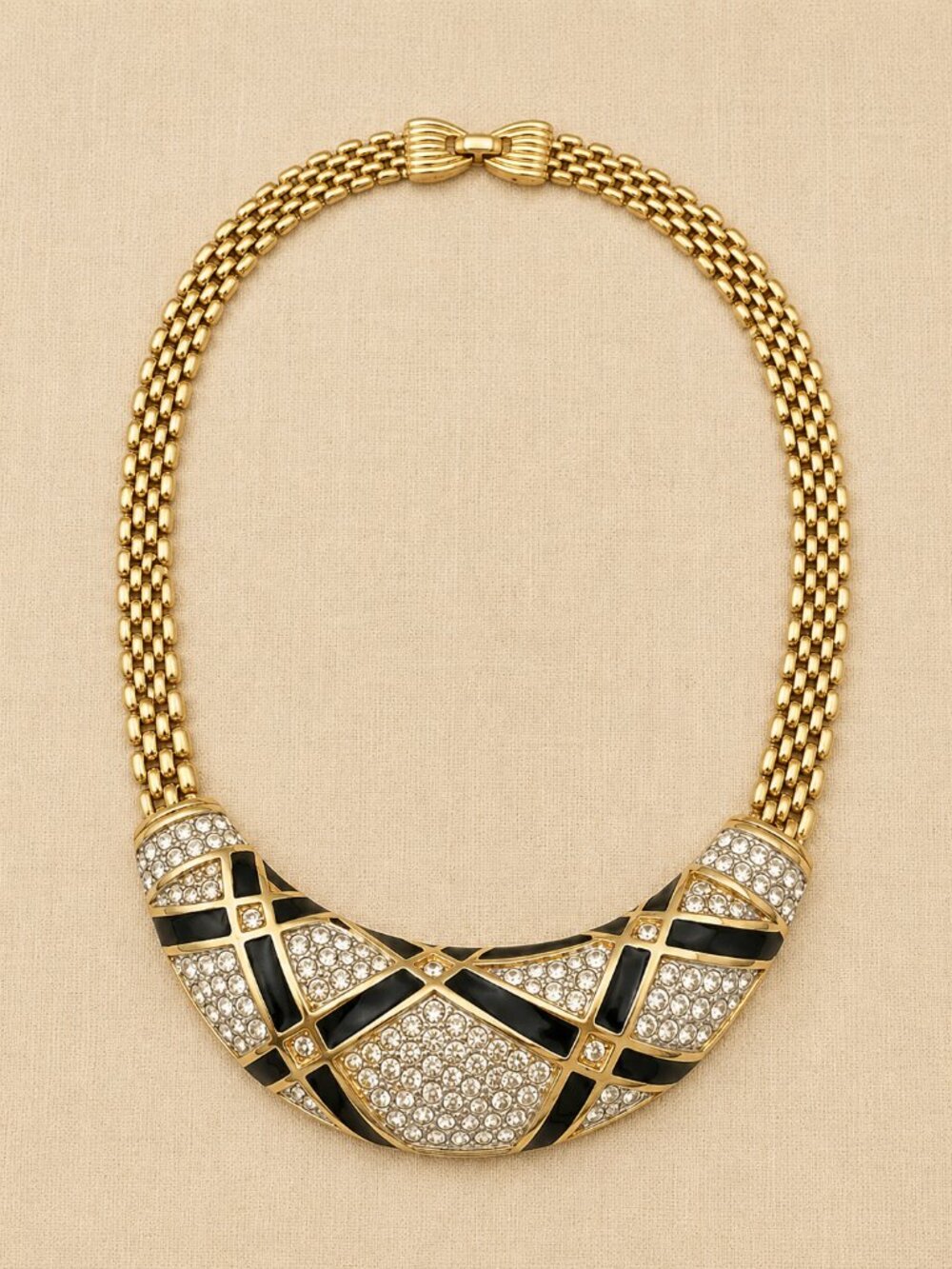 ✨ NINA RICCI AUTHENTIC VINTAGE 1980s SIGNED COLLAR NECKLACE ✨
